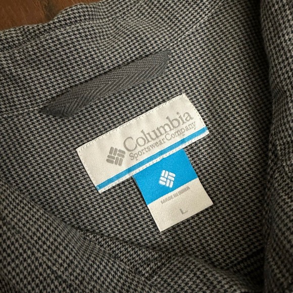COLUMBIA Vapor Ridge III Long Sleeve Shirt Houndstooth in Black - Picture 5 of 7